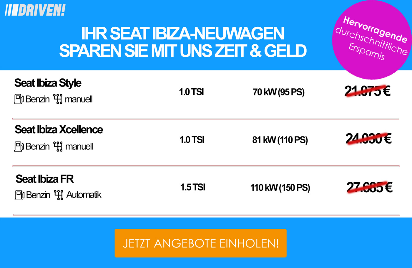 Werbung Seat Ibiza