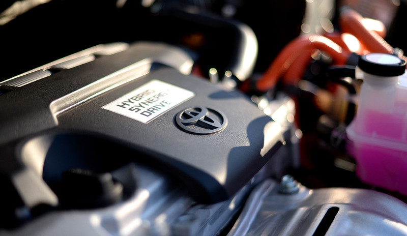 Toyota RAV4, Detailansicht Hybrid-Motor